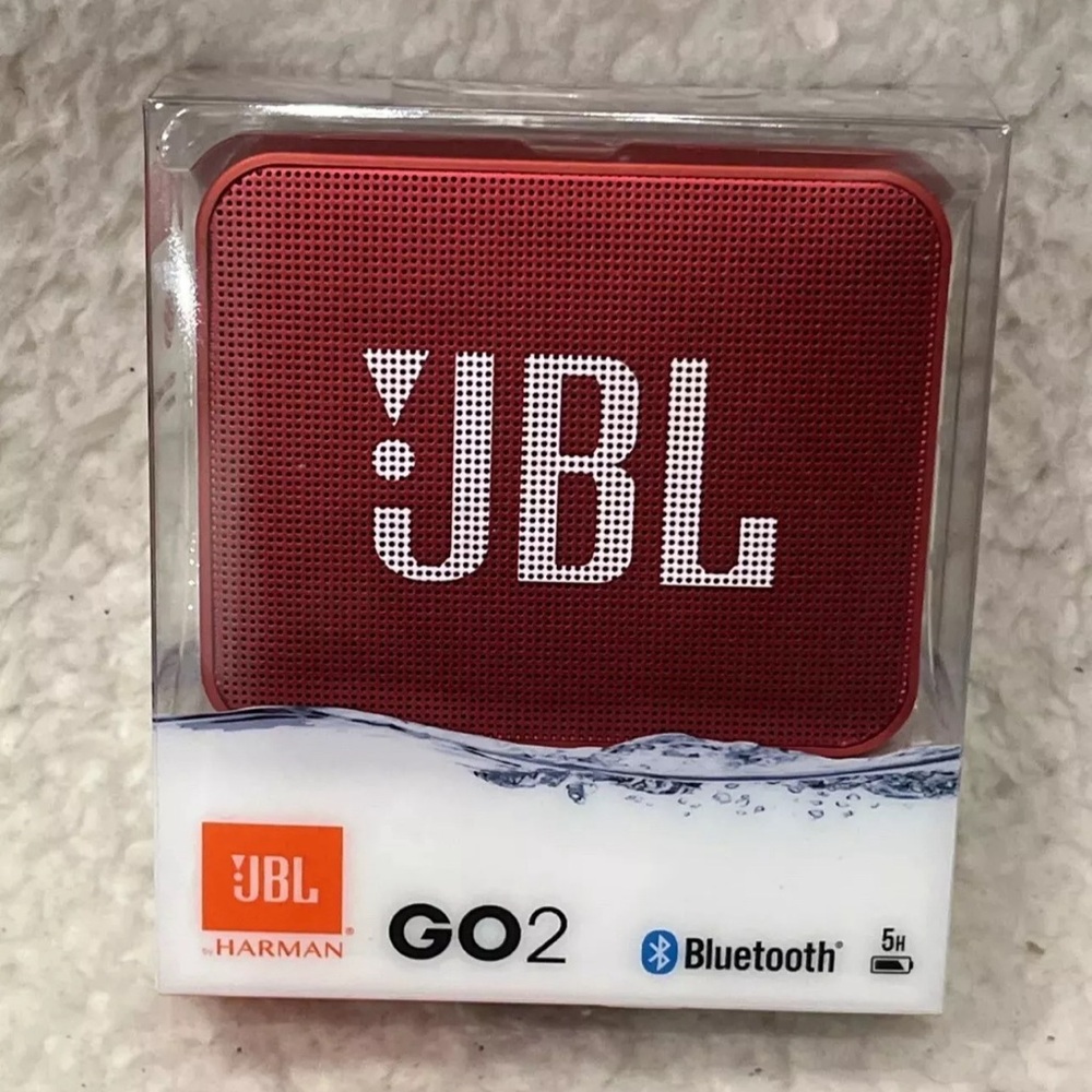 JBL GO2 - Waterproof Ultra-Portable Bluetooth Speaker - RED - New/ Sealed